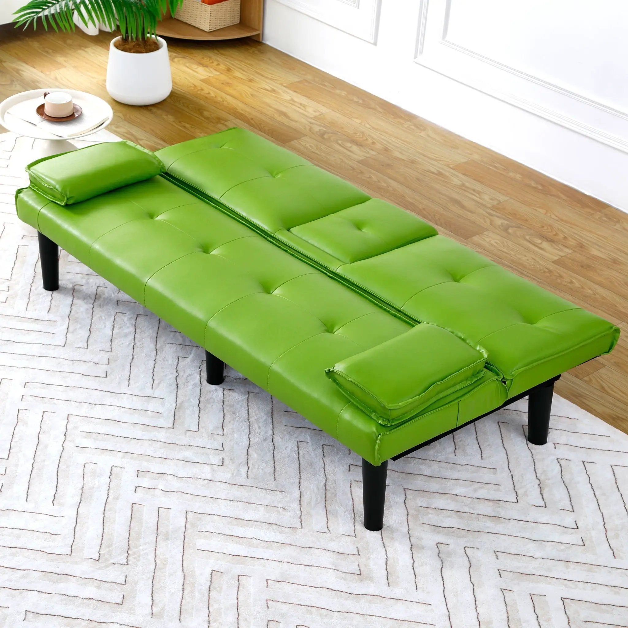 Sofa Bed With Foldable Design And Cup Holder by HouseOfZazla