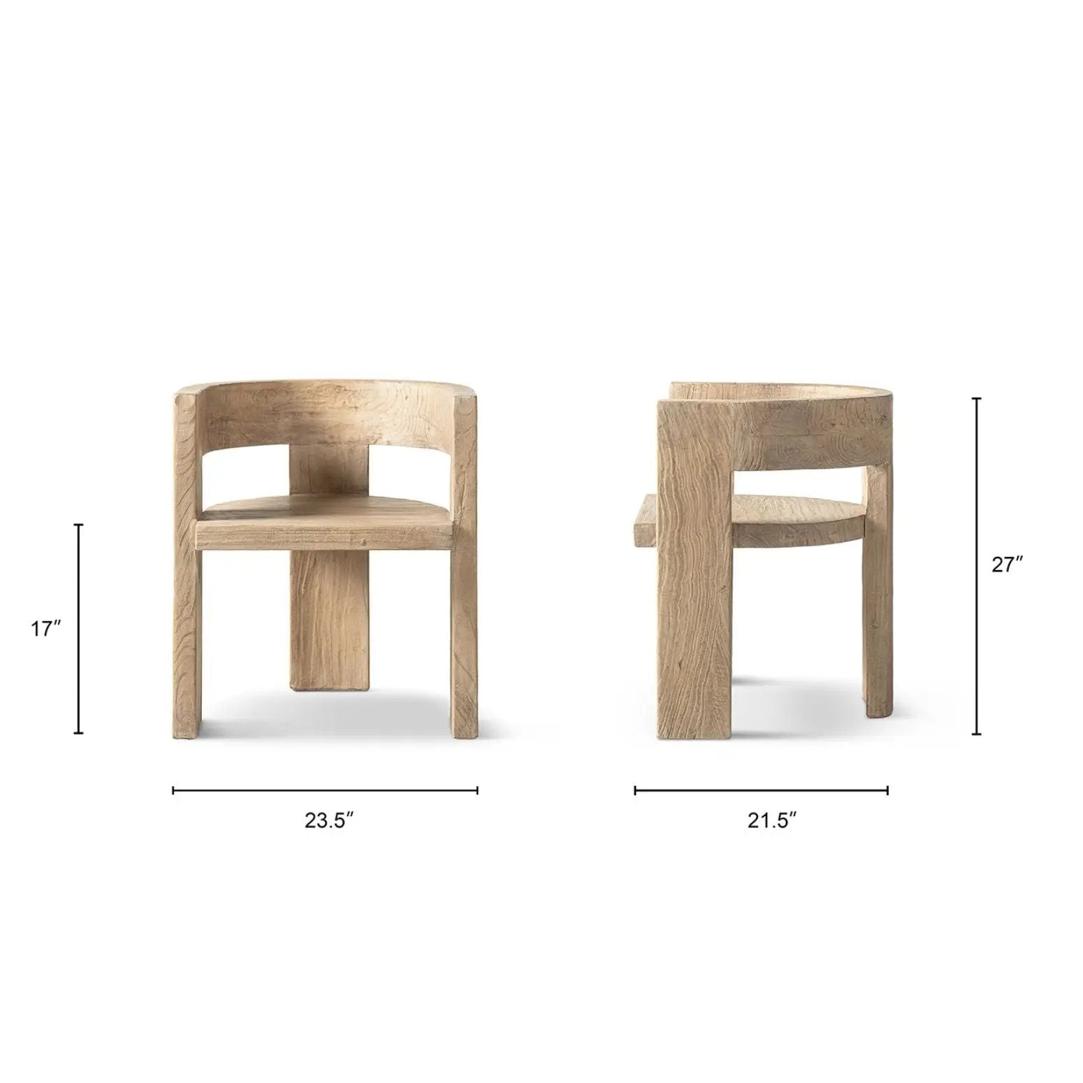 Soren - Accent Curved Dining Chair by HouseOfZazla