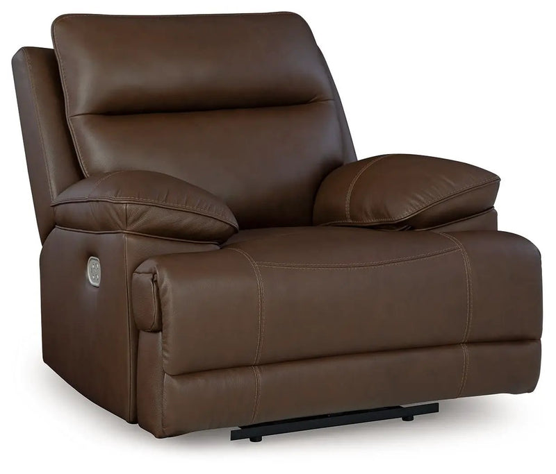 Vonryan - Power Recliner / Adj Headrest - Tobacco by Unique Piece Furniture