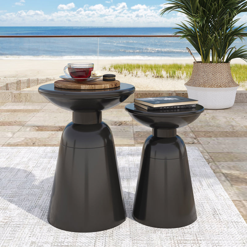 2 Metal Side Tables by BLAKHOM