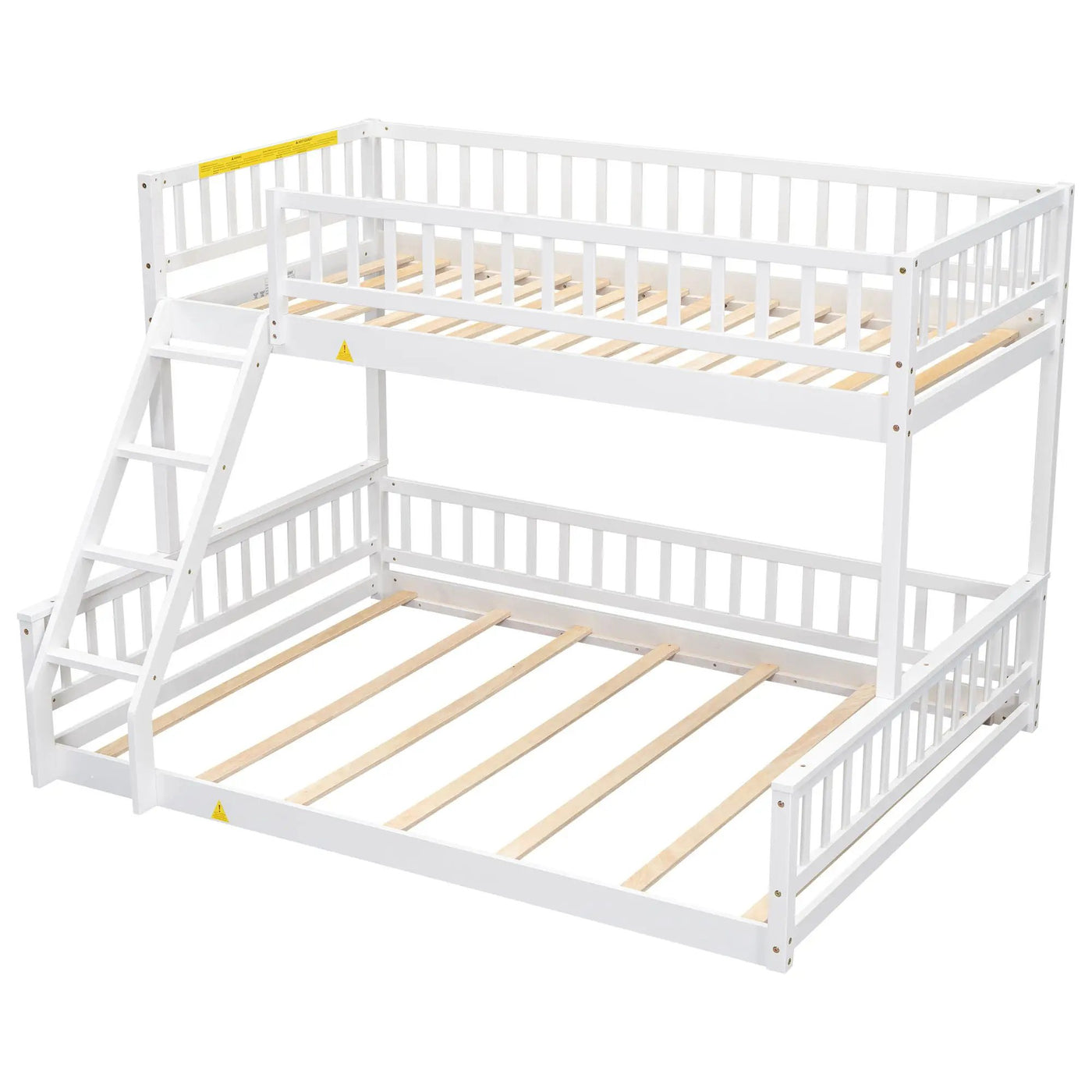 Bunk Bed With Ladder And Guardrails by HouseOfZazla