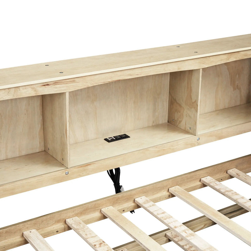 Daybed With Trundle, Storage Cabinets, USB Ports by Unique Piece Furniture