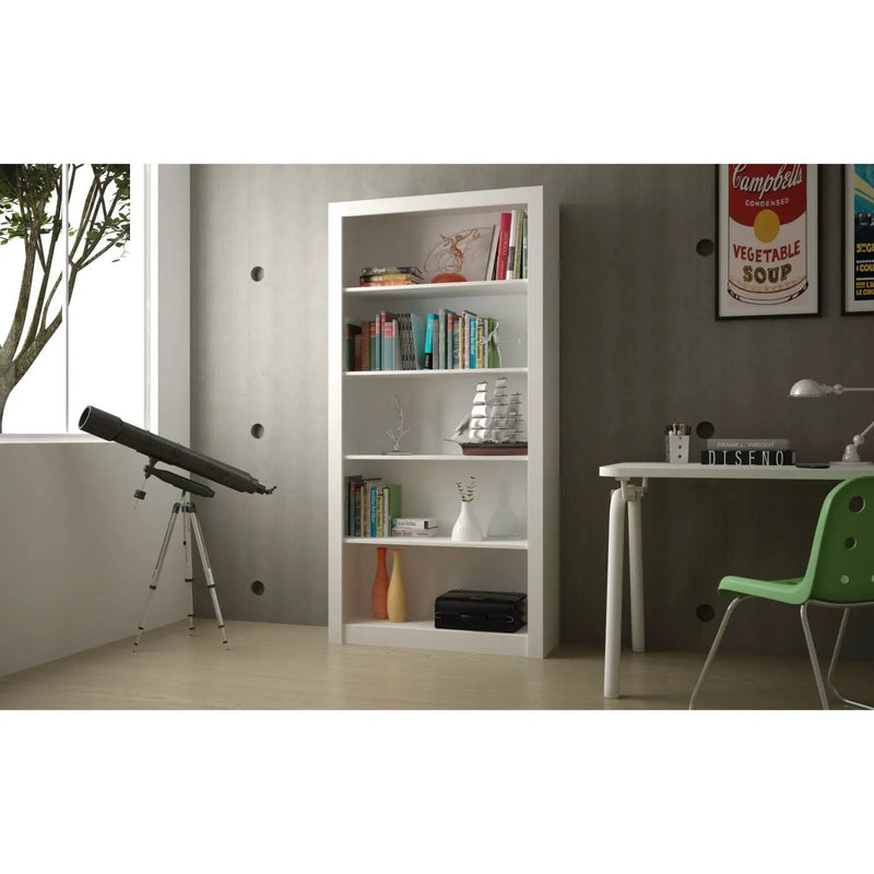 Olinda - Modern 5 Shelf Open Bookcase by HouseOfZazla