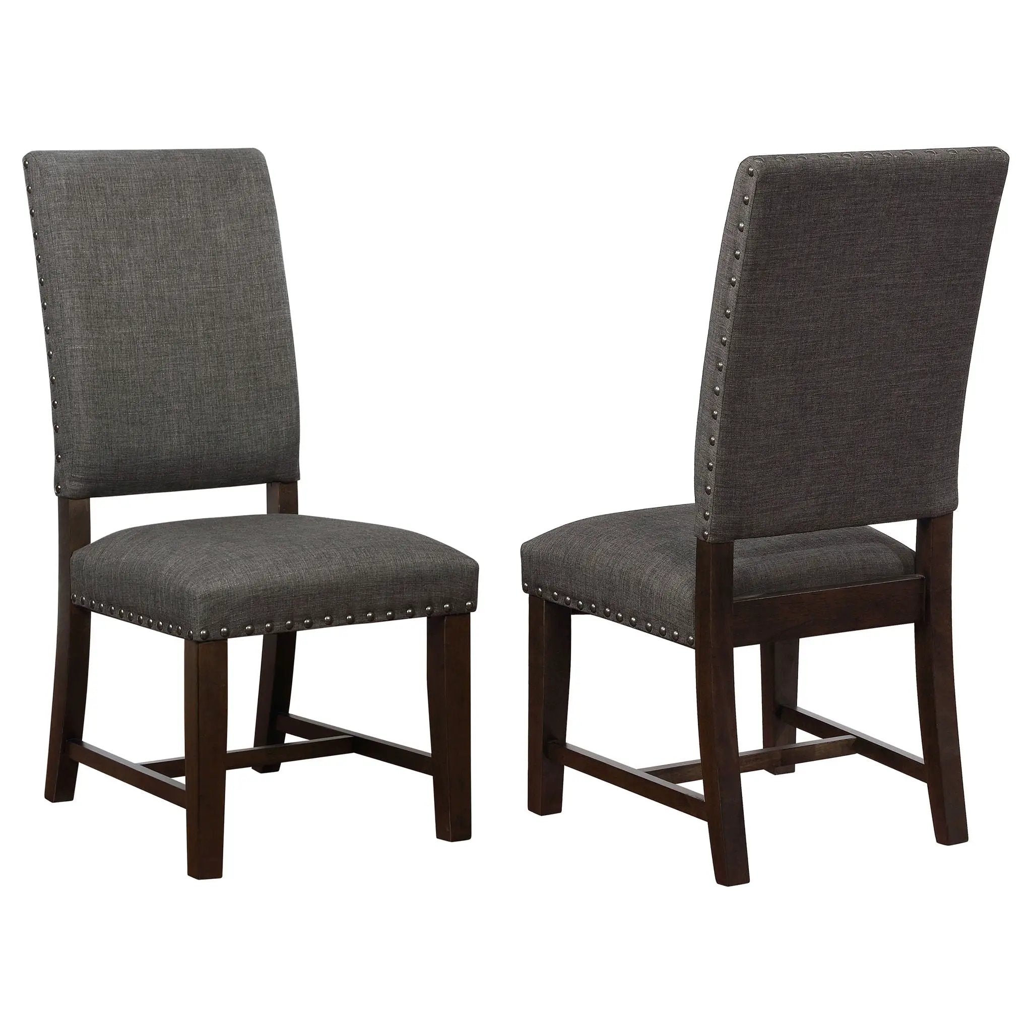 Ayers - Upholstered Side Chair (Set of 2) - Gray by HouseOfZazla