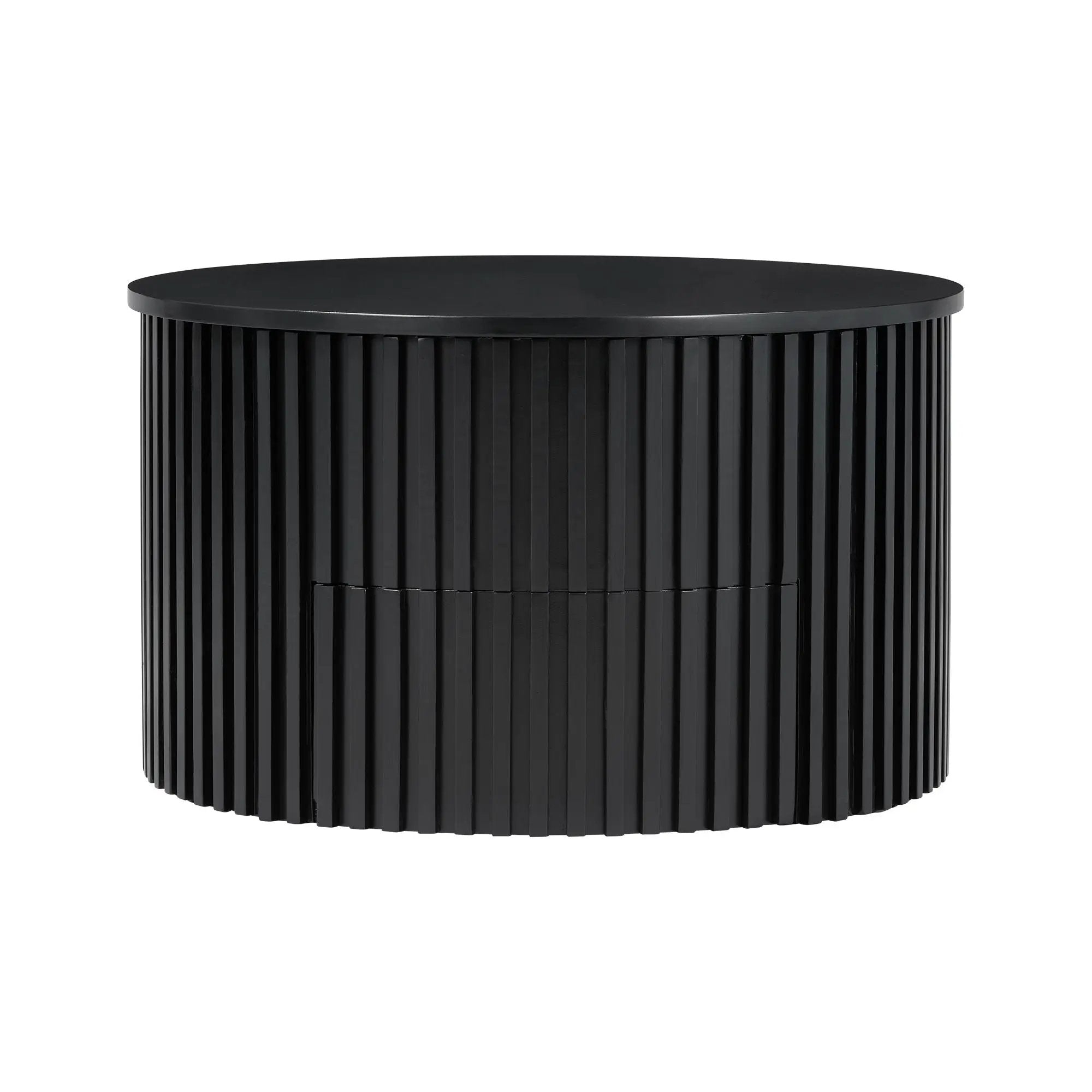 Round Lift Top Coffee Table With Hidden Storage For Living Room by HouseOfZazla