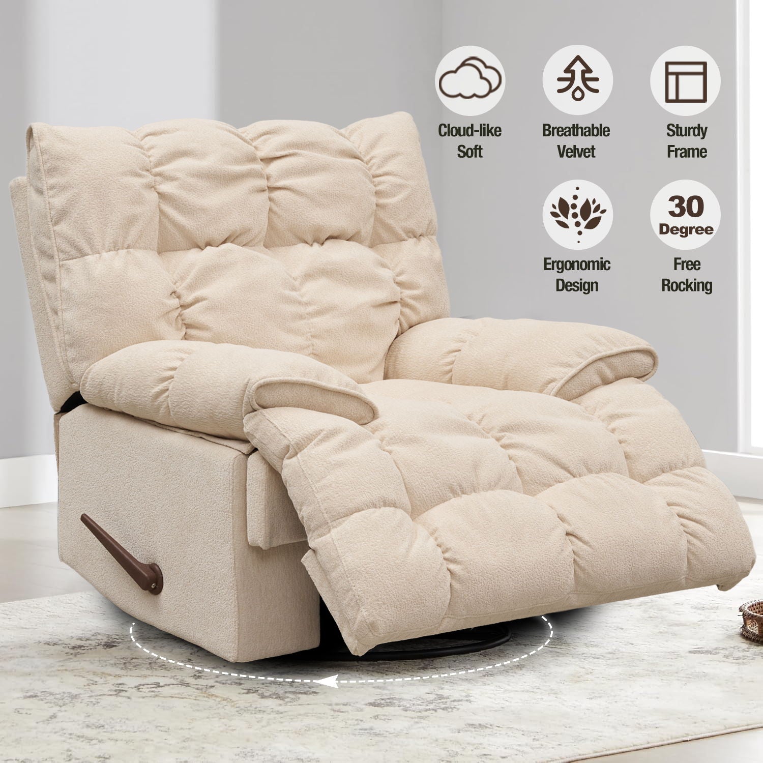 Sitjoy - Classic Recliner by HouseOfZazla