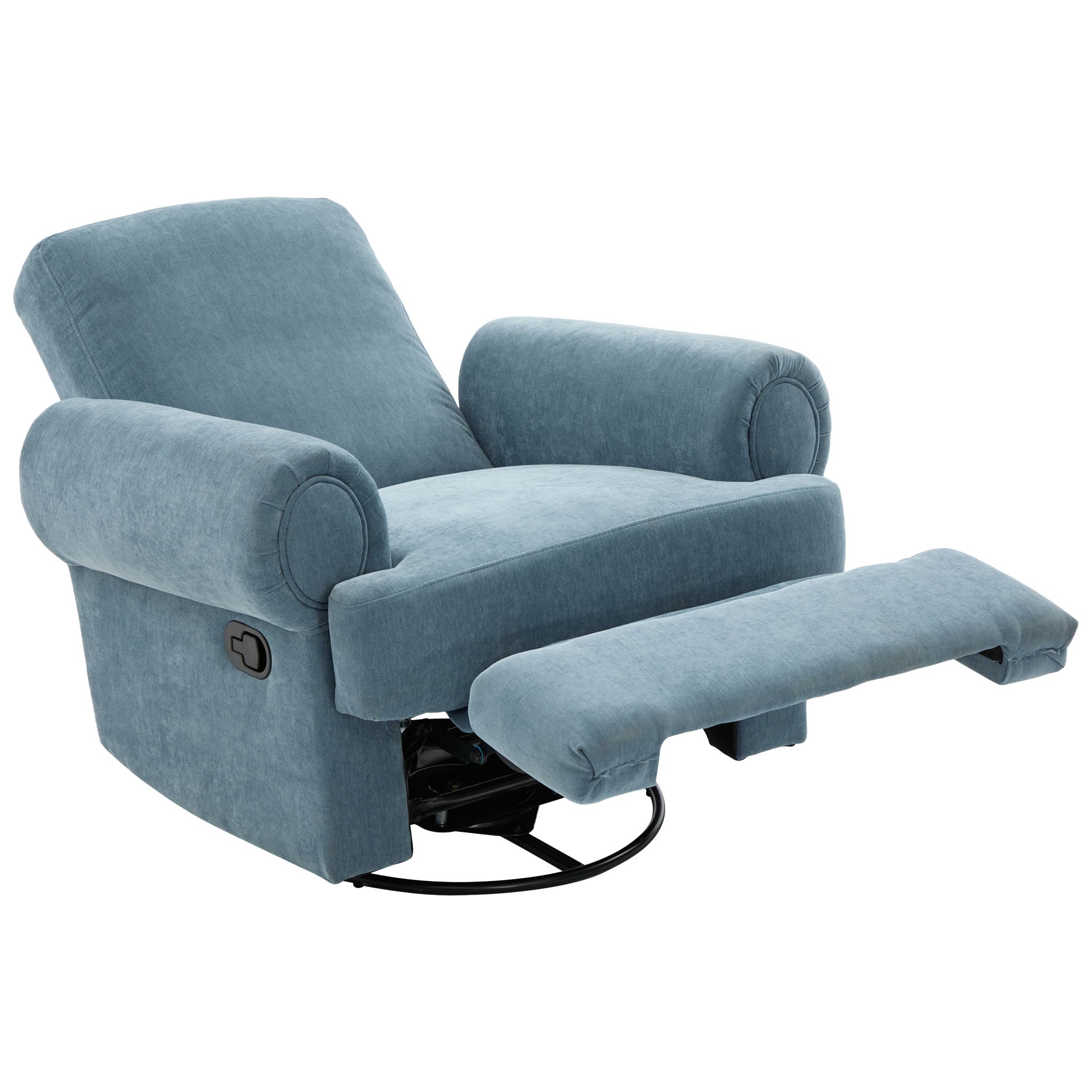 Manual Swivel Recliner Rocker Chair With Adjustable Backrest by HouseOfZazla