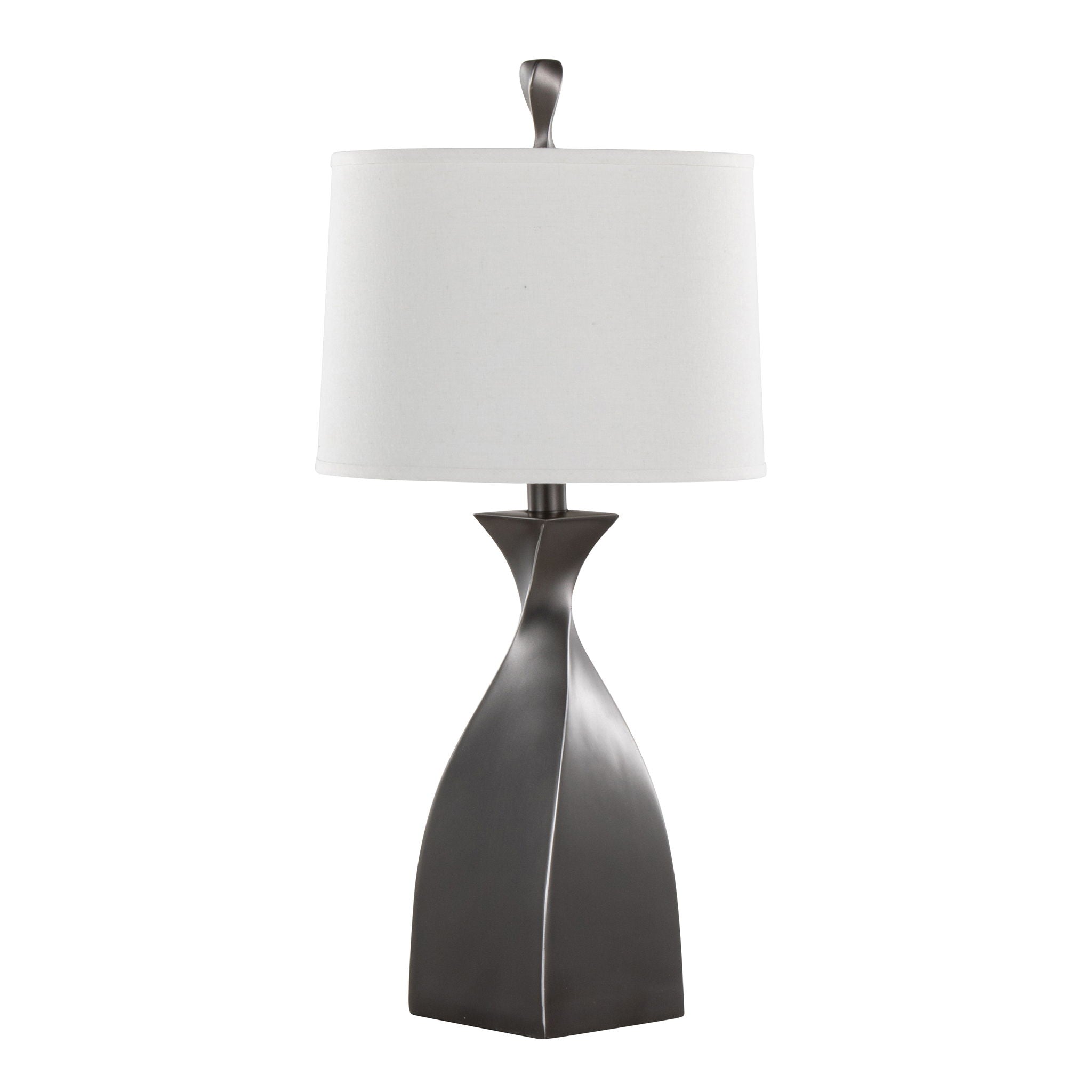 Curvo - Contemporary Polyresin Table Lamp (Set of 2) by HouseOfZazla