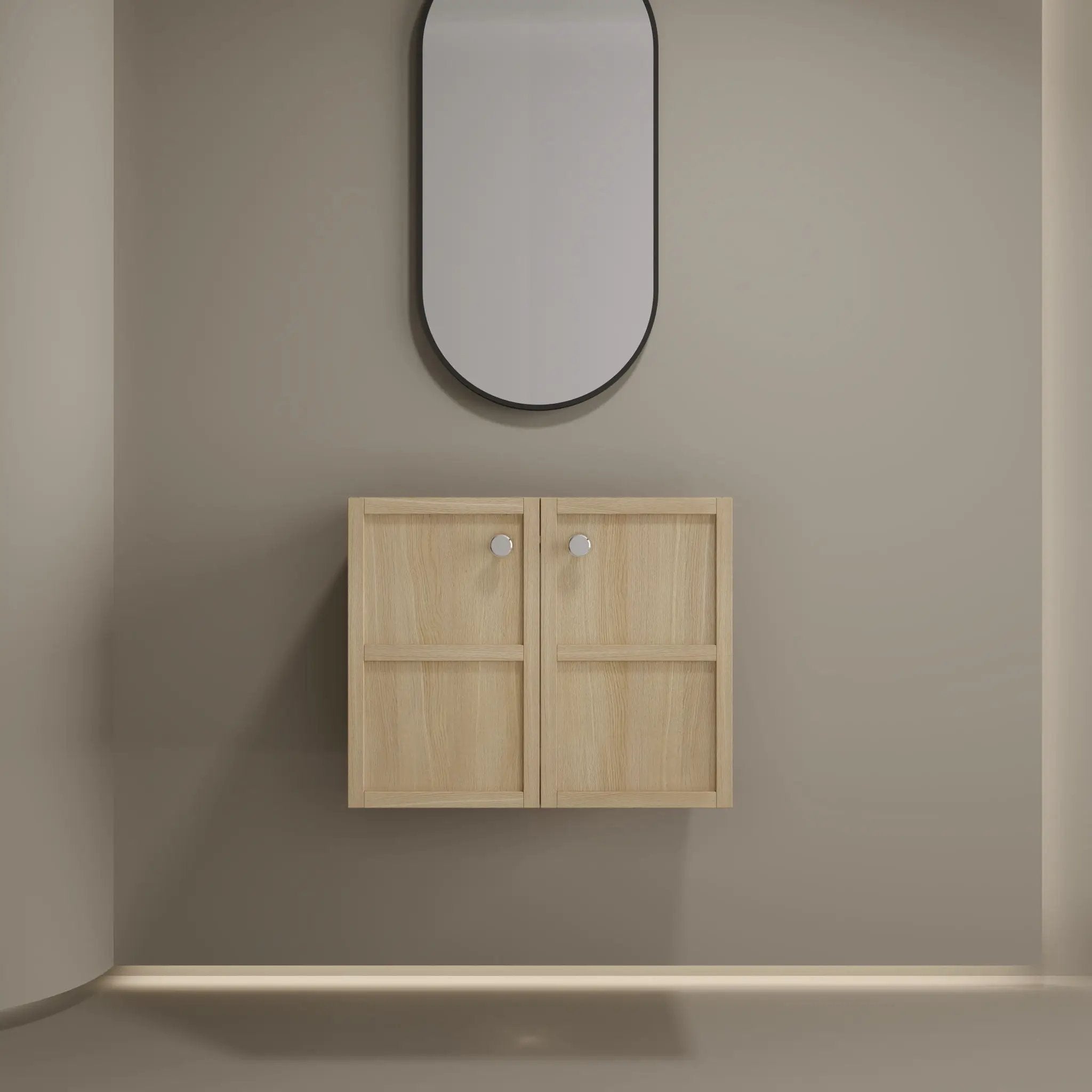 Modern Wall Mounted Bathroom Vanity With Soft Closing Doors by Unique Piece Furniture