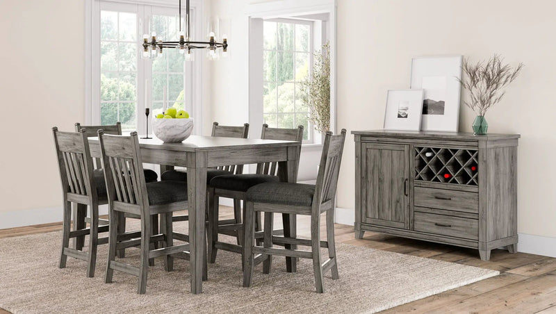 Counter Stool (Set of 2) - Gray by Unique Piece Furniture