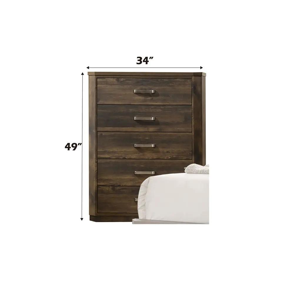 Elettra - Chest - Rustic Walnut by Unique Piece Furniture