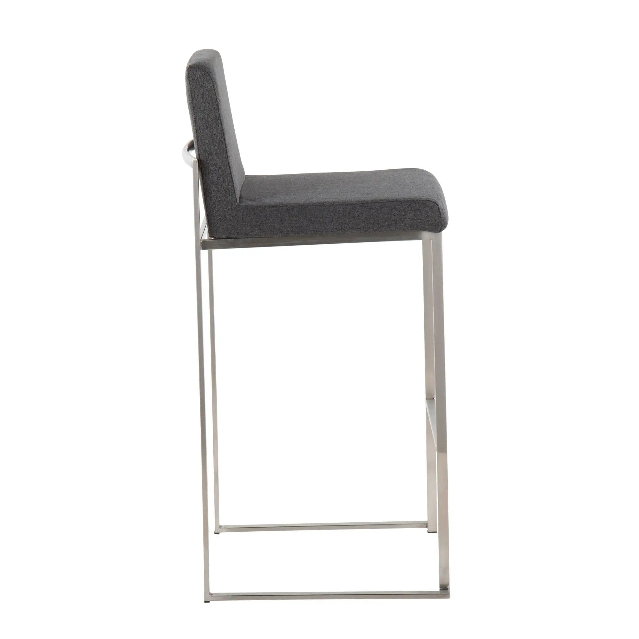 Fuji - Contemporary And Modern Elegance High Back Barstool by Unique Piece Furniture