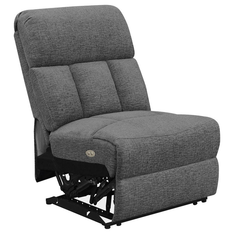 Bahrain 5-piece Power Home Theater Seating Charcoal by Unique Piece Furniture