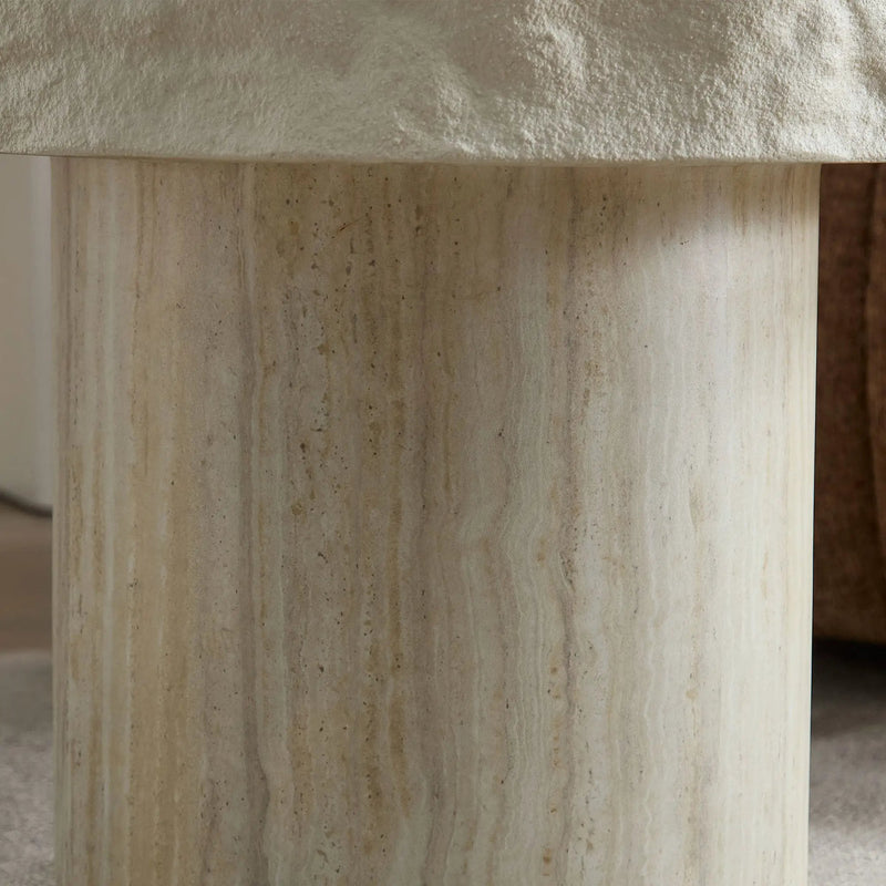 23.82 Inch Faux Mars Textural Patterns Coffee Table by HouseOfZazla