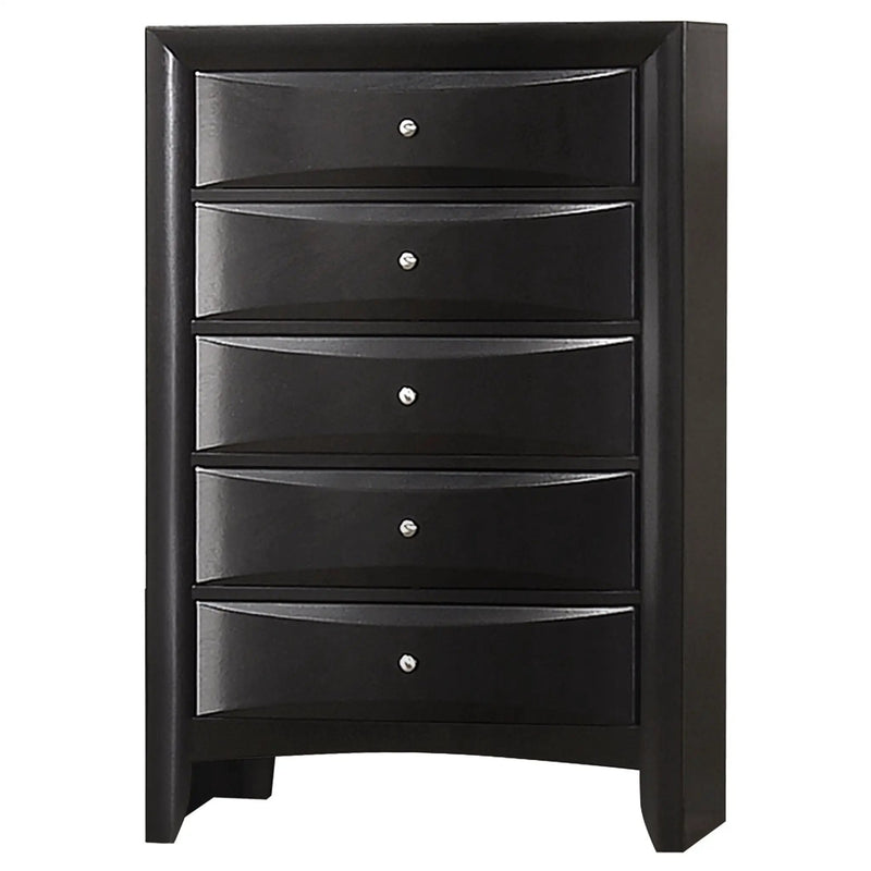 Briana 5-piece California King Bedroom Set Black by Unique Piece Furniture