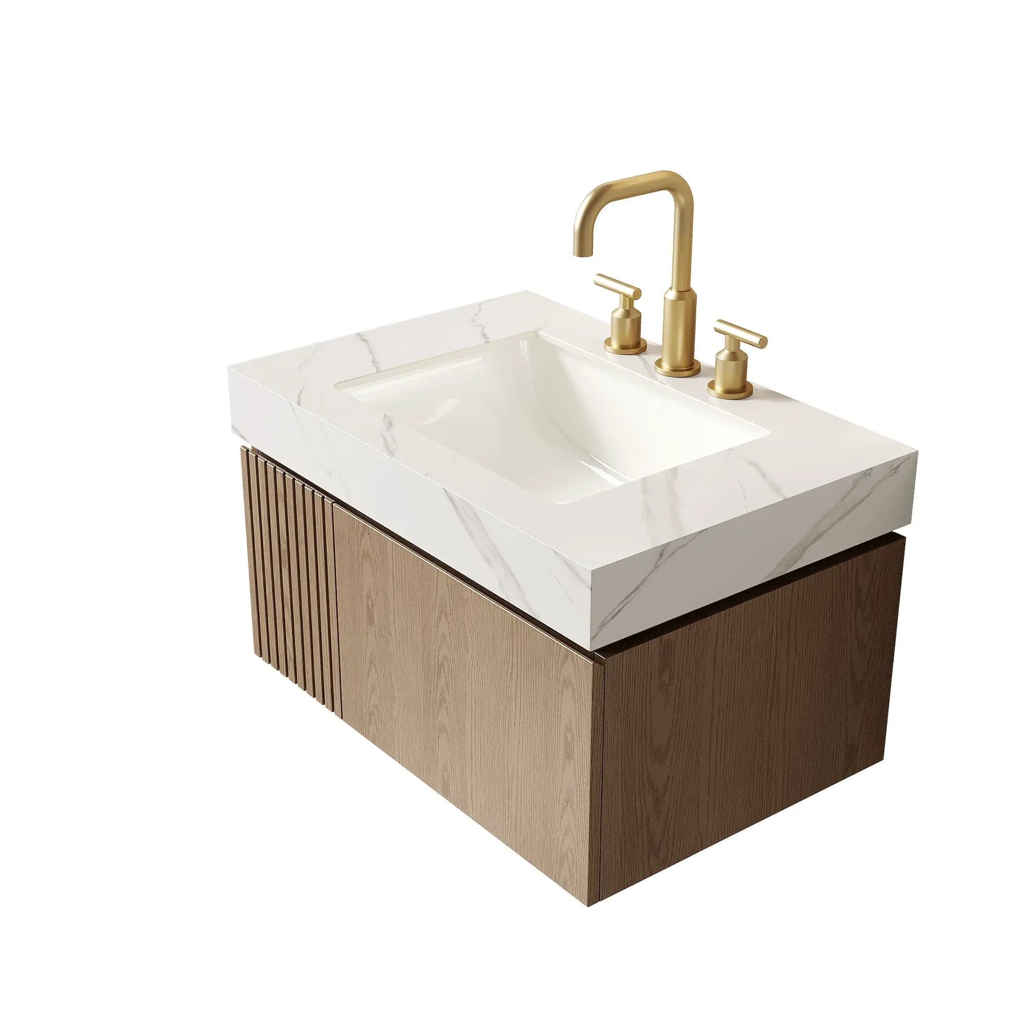 30" MURI Carrara Bathroom Vanity by HouseOfZazla