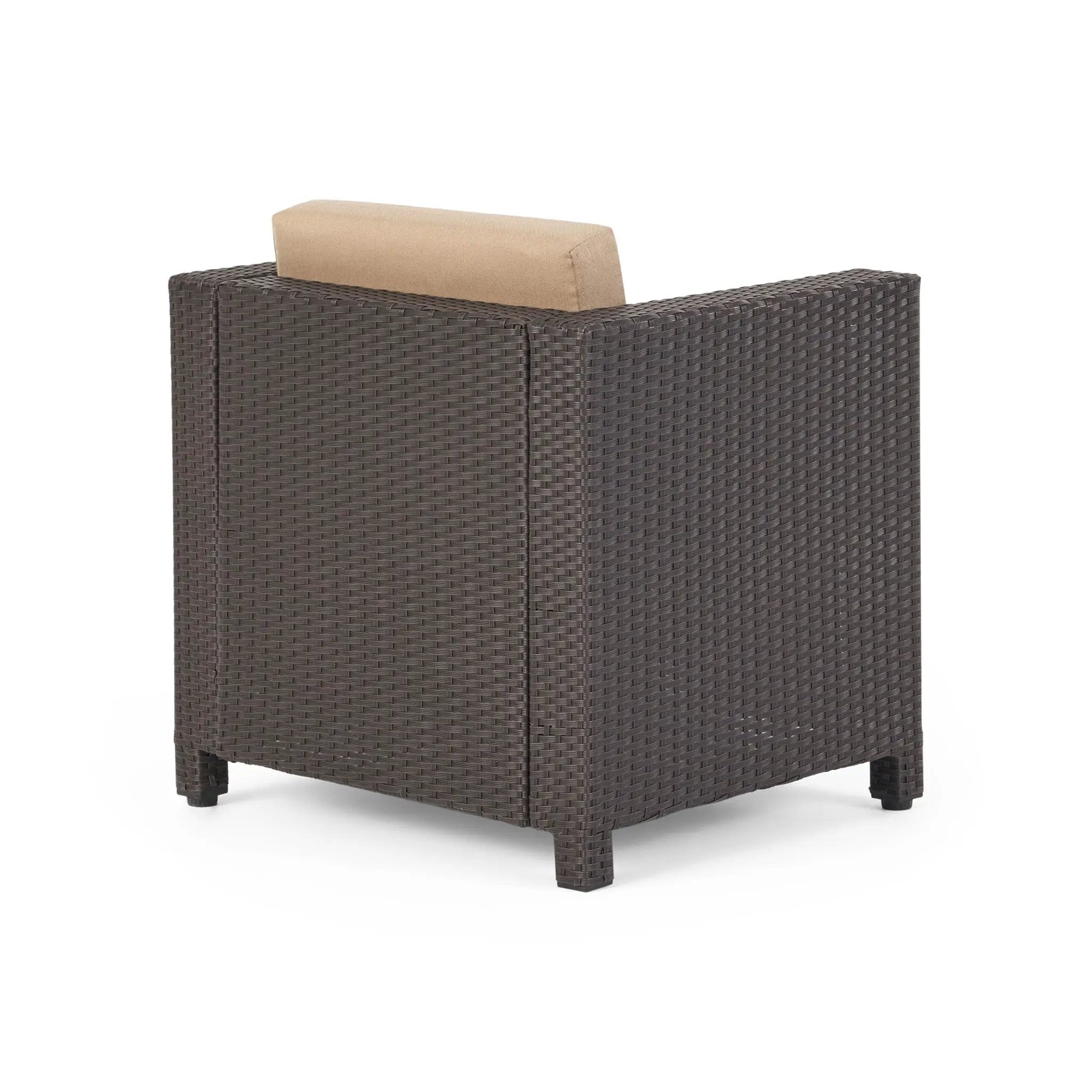 Stylish Outdoor Club Chair With Weather Resistant Cushions by HouseOfZazla