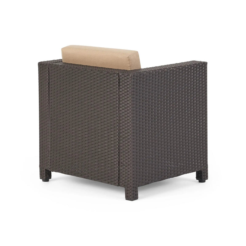 Stylish Outdoor Club Chair With Weather Resistant Cushions by HouseOfZazla