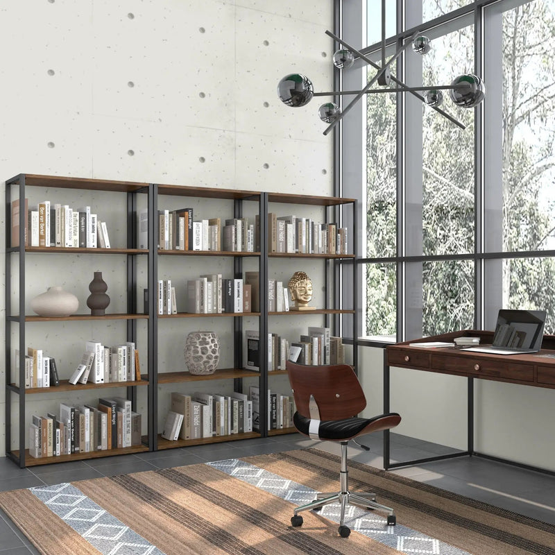Ralston - Bookcase - Rustic Natural Aged Brown by HouseOfZazla