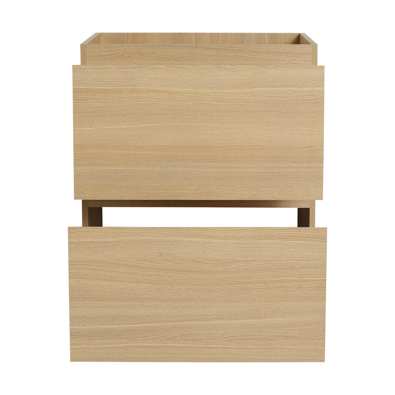 Modern Freestanding Bathroom Vanity Cabinet With Double Drawer by HouseOfZazla