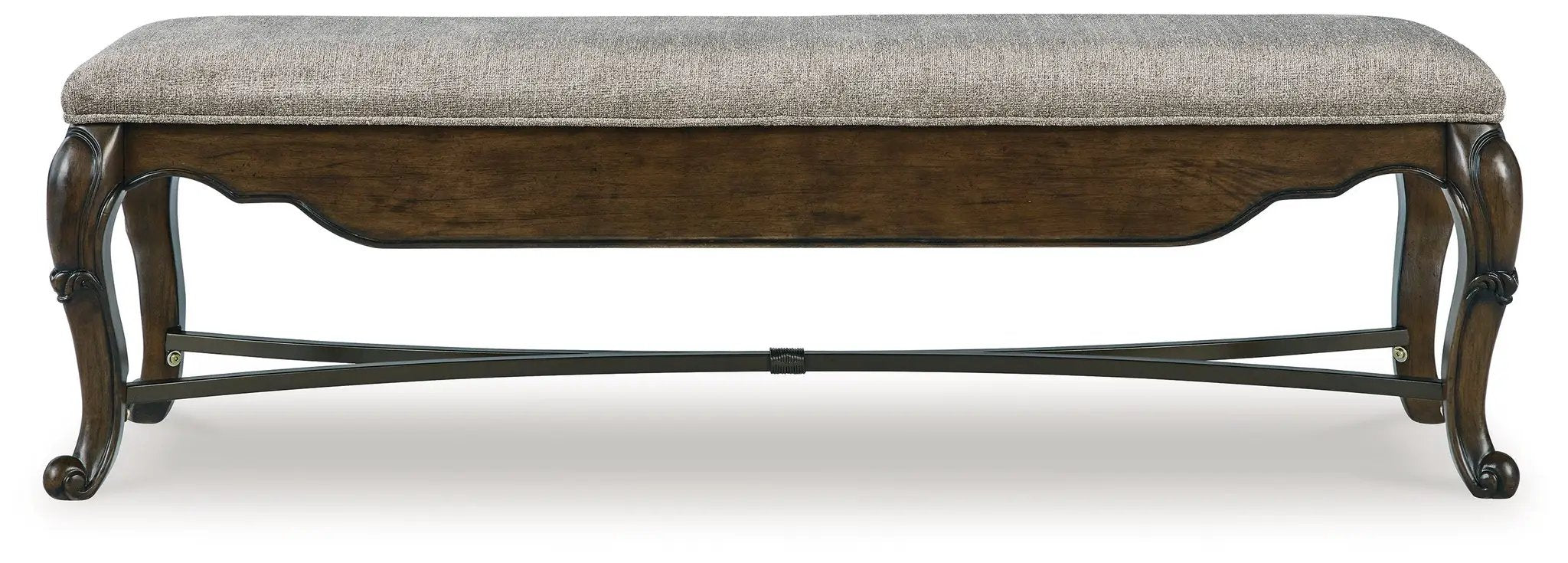 Maylee - Upholstered Storage Bench - Dark Brown by Unique Piece Furniture