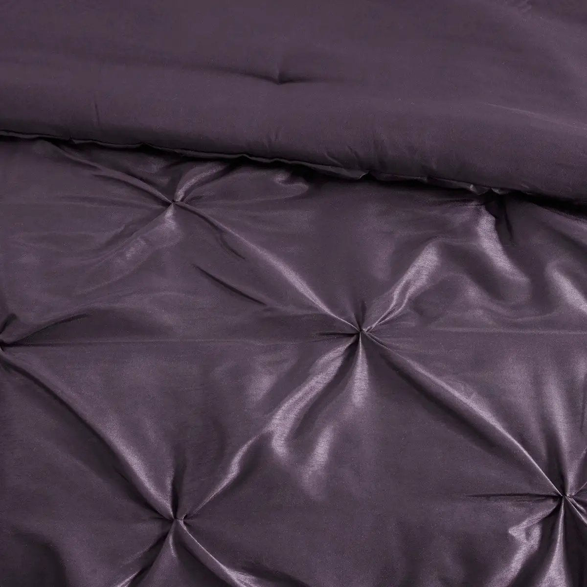 7 Piece Tufted Comforter Set Plum Full by HouseOfZazla