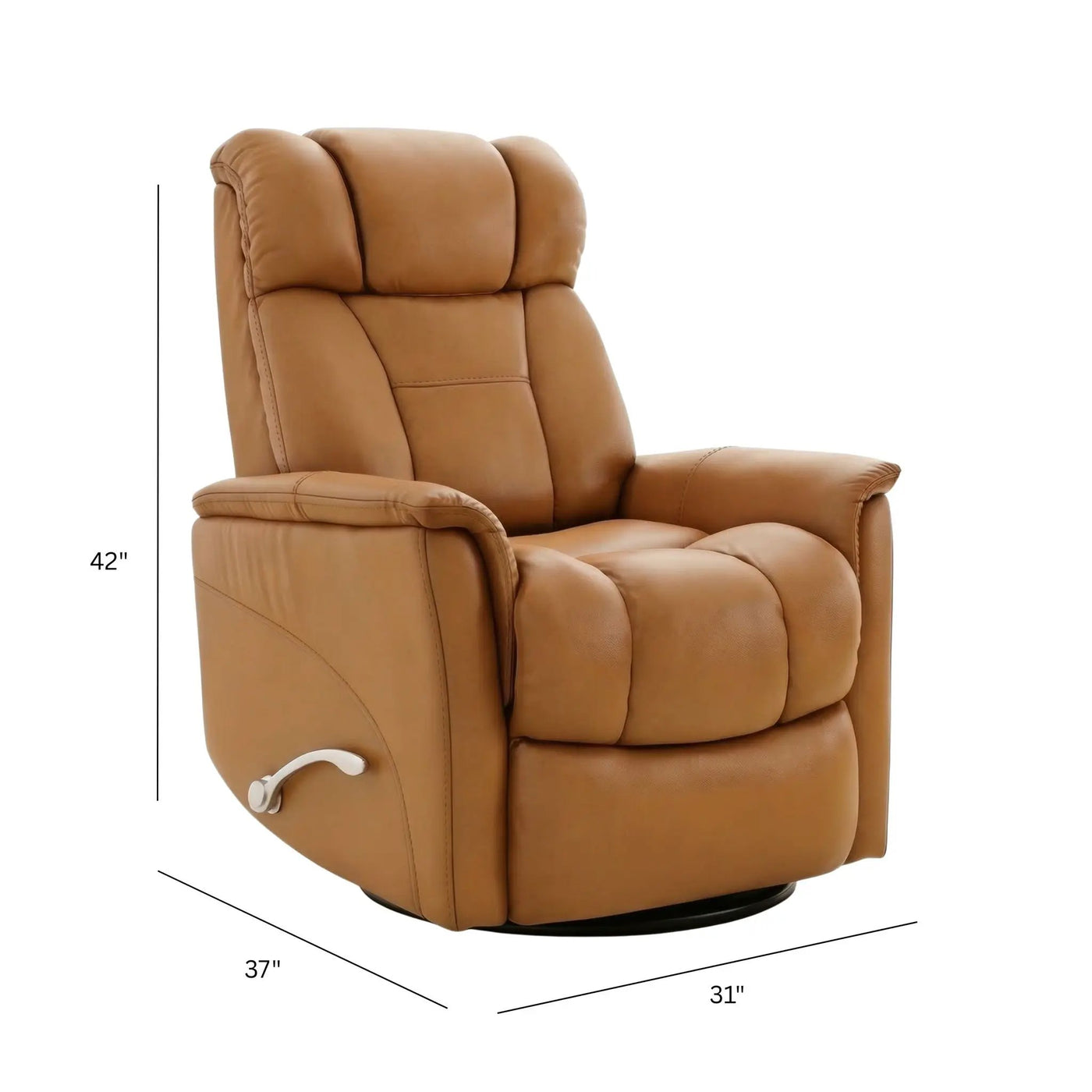 Bentley - Swivel Glider Recliner With Manual Adjustable Headrest & Footrest by HouseOfZazla