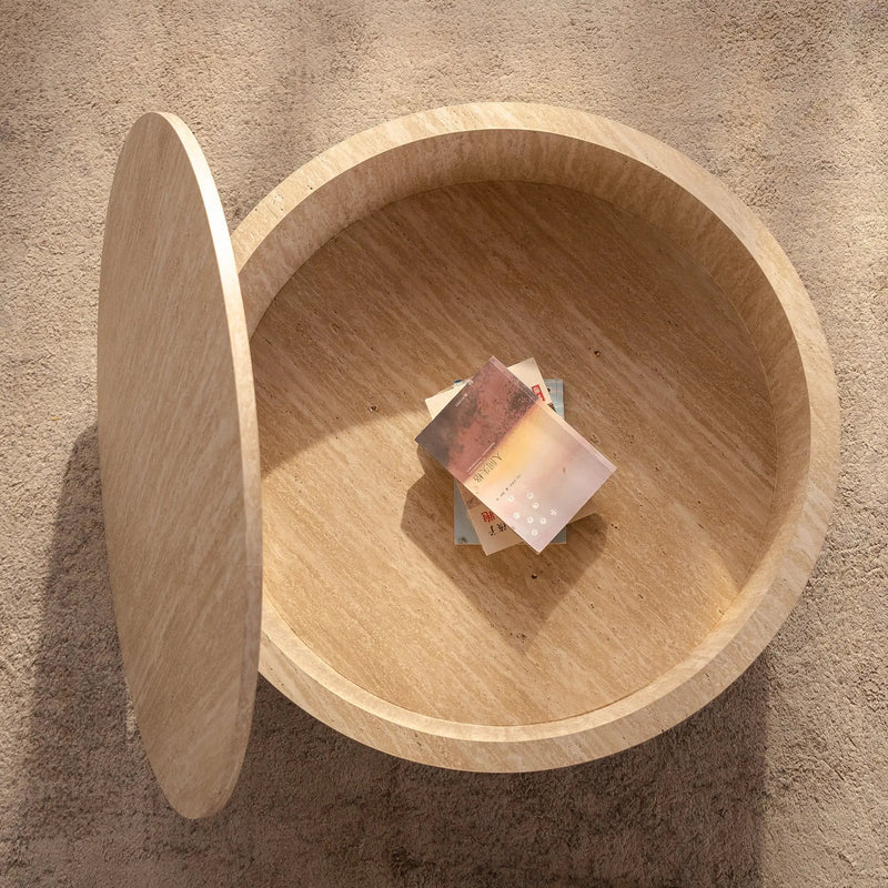 Travertine Table by HouseOfZazla