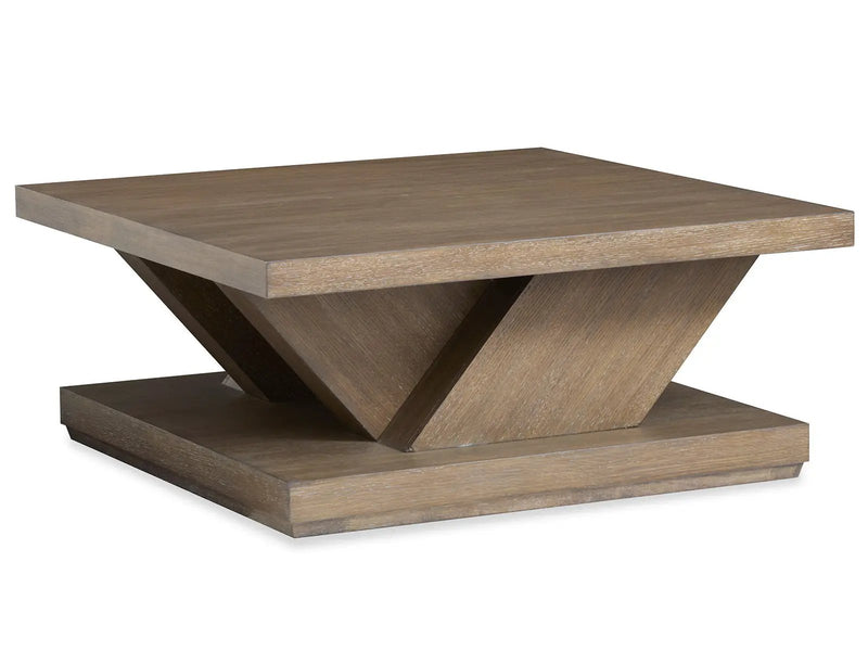 Lansbury - Square Cocktail Table With Casters - Antique Wheat by Unique Piece Furniture