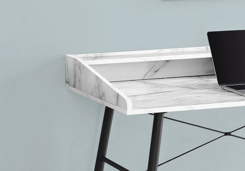 Computer Desk For Home Office, Laptop Storage Shelves, Contemporary & Modern by Unique Piece Furniture