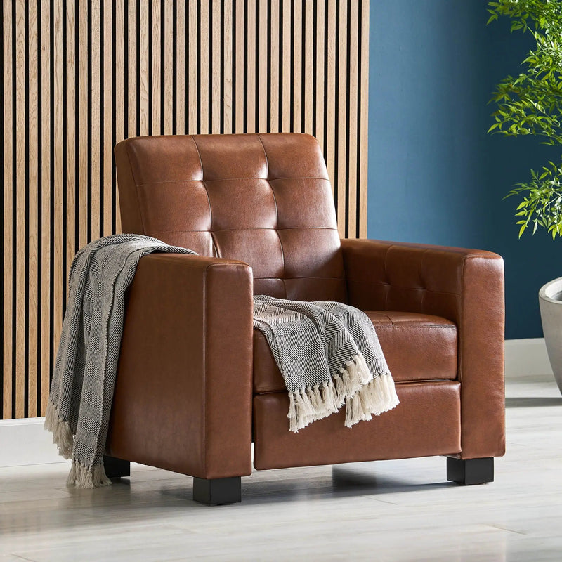Langseth - Contemporary Tufted Pushback Recliner by Unique Piece Furniture