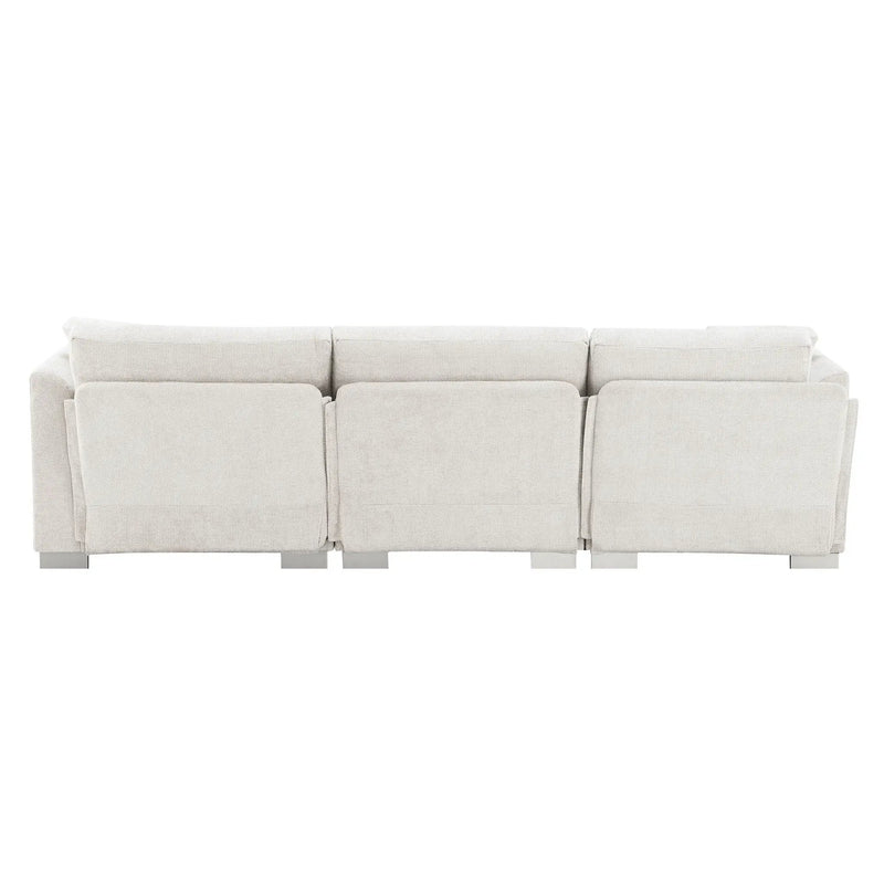 Modern Cloud Sectional Sofa L Shaped Luxury Couch Set With 2 Free Pillows 4 Seat With Oversized Chaise by HouseOfZazla