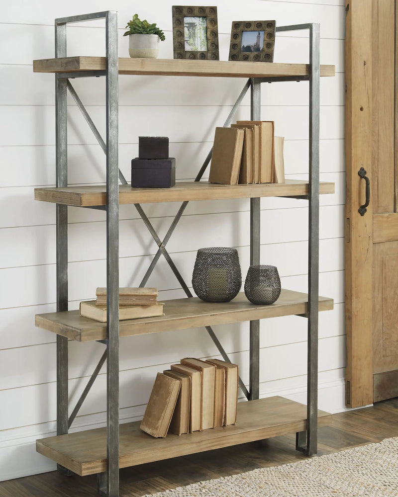 Forestmin - Bookcase - Brown / Black by Unique Piece Furniture