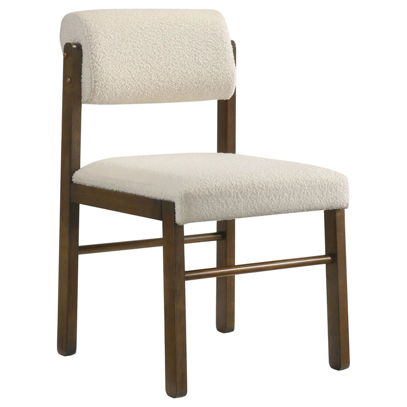 Strouse 5-piece Dining Set Cream and Walnut by Unique Piece Furniture