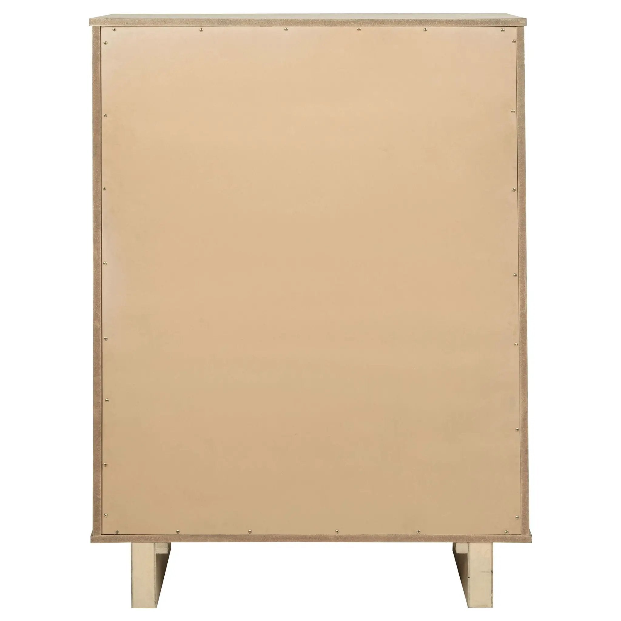 Kailani 5-drawer Bedroom Chest of Drawers Beige Oak by Unique Piece Furniture