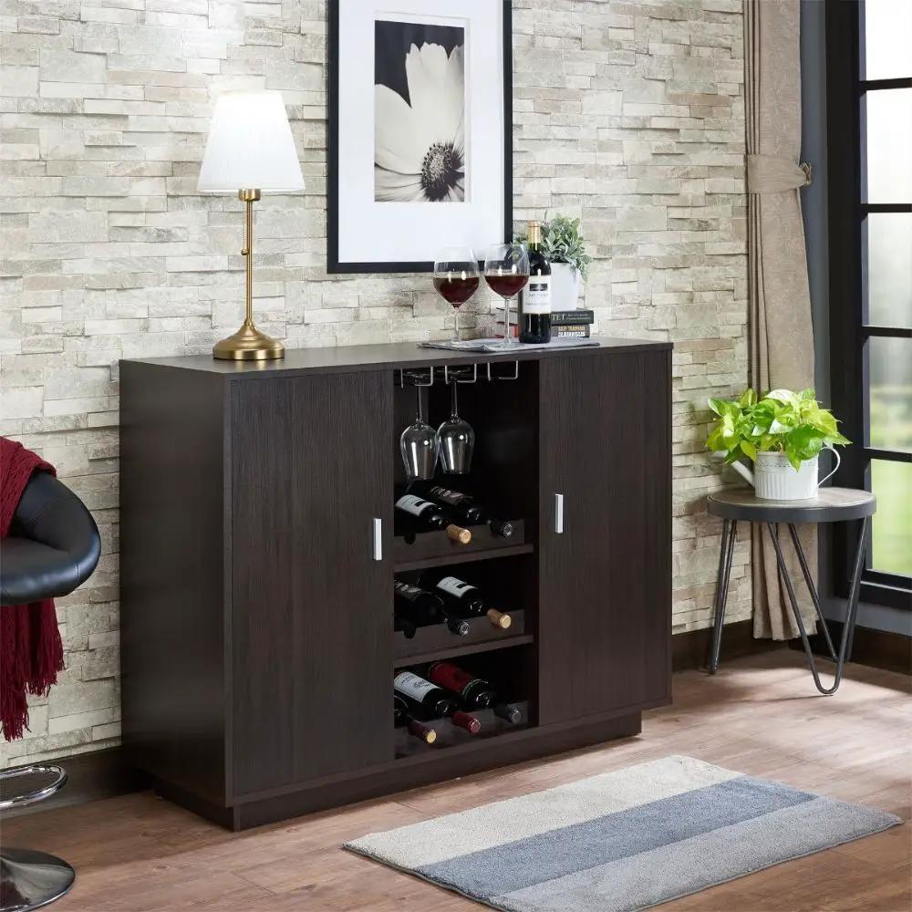 Hazen - 35" Wine Cabinet - Espresso by Unique Piece Furniture