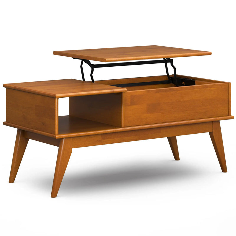 Draper - Lift Top Coffee Table - Teak by HouseOfZazla