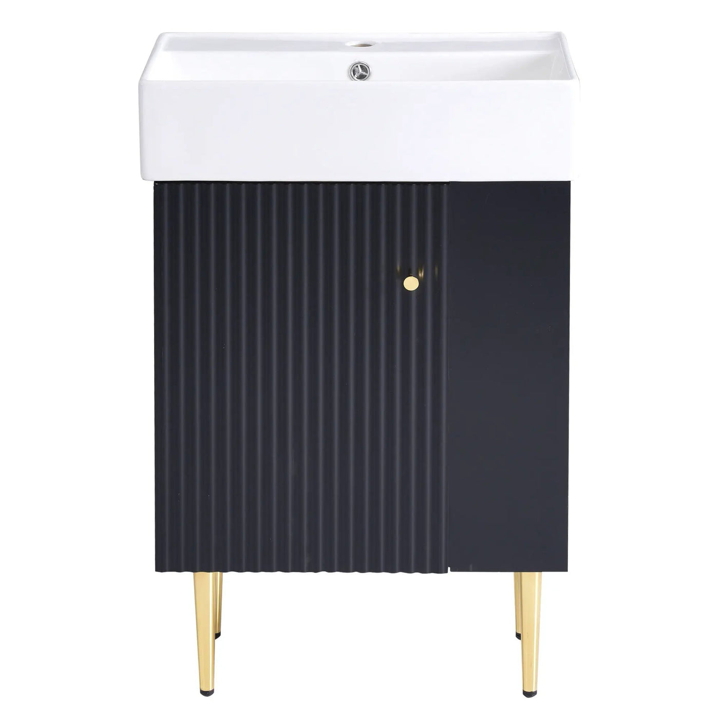 Bathroom Vanity, Combo Cabinet, Bathroom Storage Cabinet, Single Ceramic Sink by Unique Piece Furniture