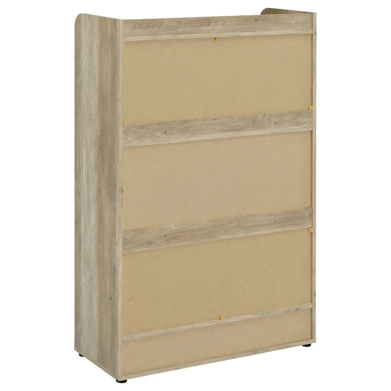 Denia 3-tier Engineered Wood Shoe Cabinet White by Unique Piece Furniture