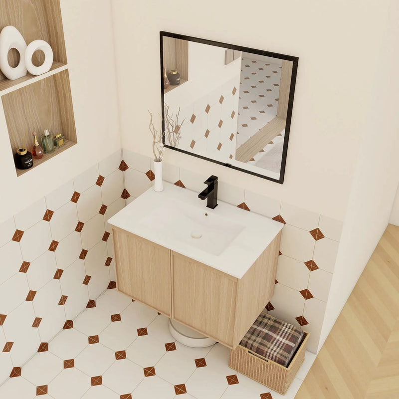 Floating Bathroom Vanity With Sink Combo by HouseOfZazla