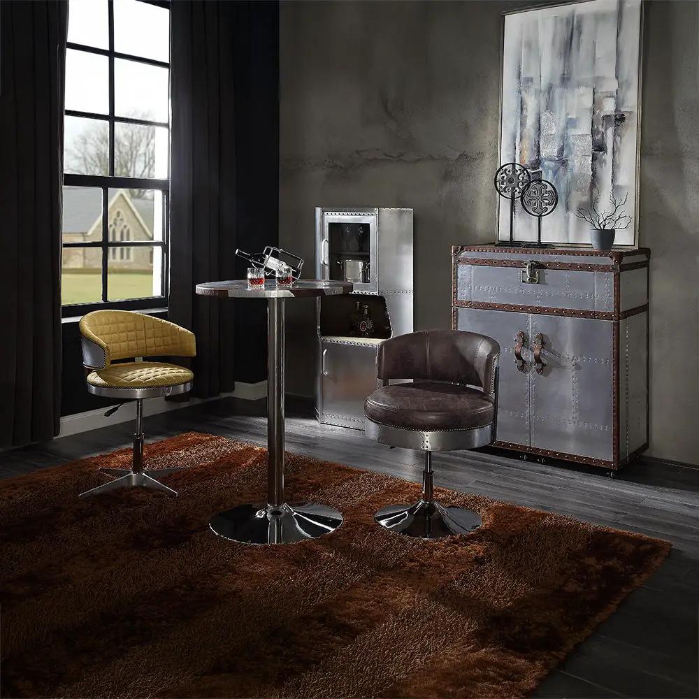 Brancaster - 57" Cabinet - Aluminum by Unique Piece Furniture