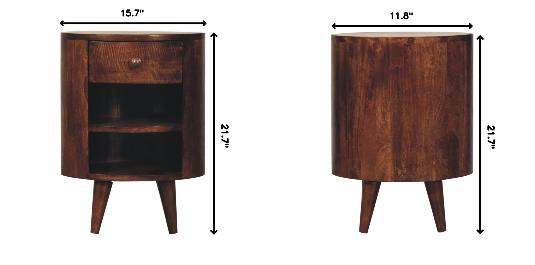 Cortez - Bedside Table by HouseOfZazla