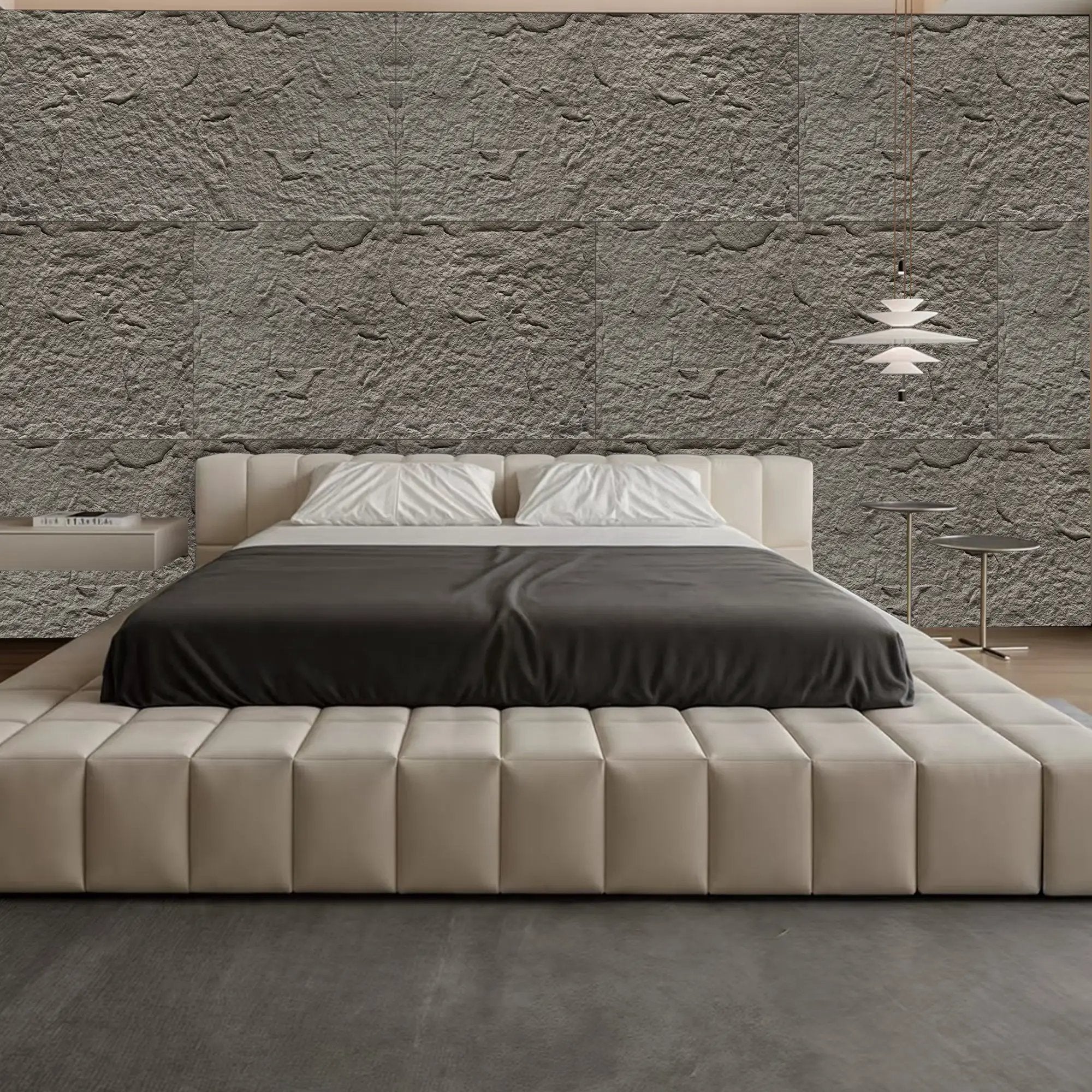 3D Faux Stone Wall Panels, 6 PCS PU Wainscoting Panel by HouseOfZazla