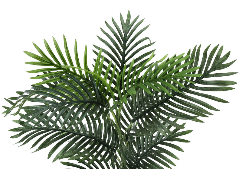 28" Tall, Artificial Plant, Palm Tree, Indoor, Faux, Fake, Floor, Greenery, Potted, Real Touch, Decorative - Green / White by Unique Piece Furniture