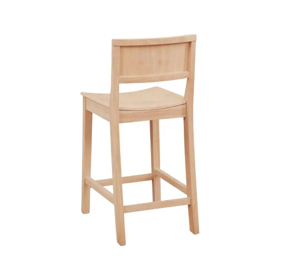LINON HOME DECOR - DEVIN COUNTER STOOL UNFINISHED (SET OF 2) - CS279UNF02KD by Selzalot