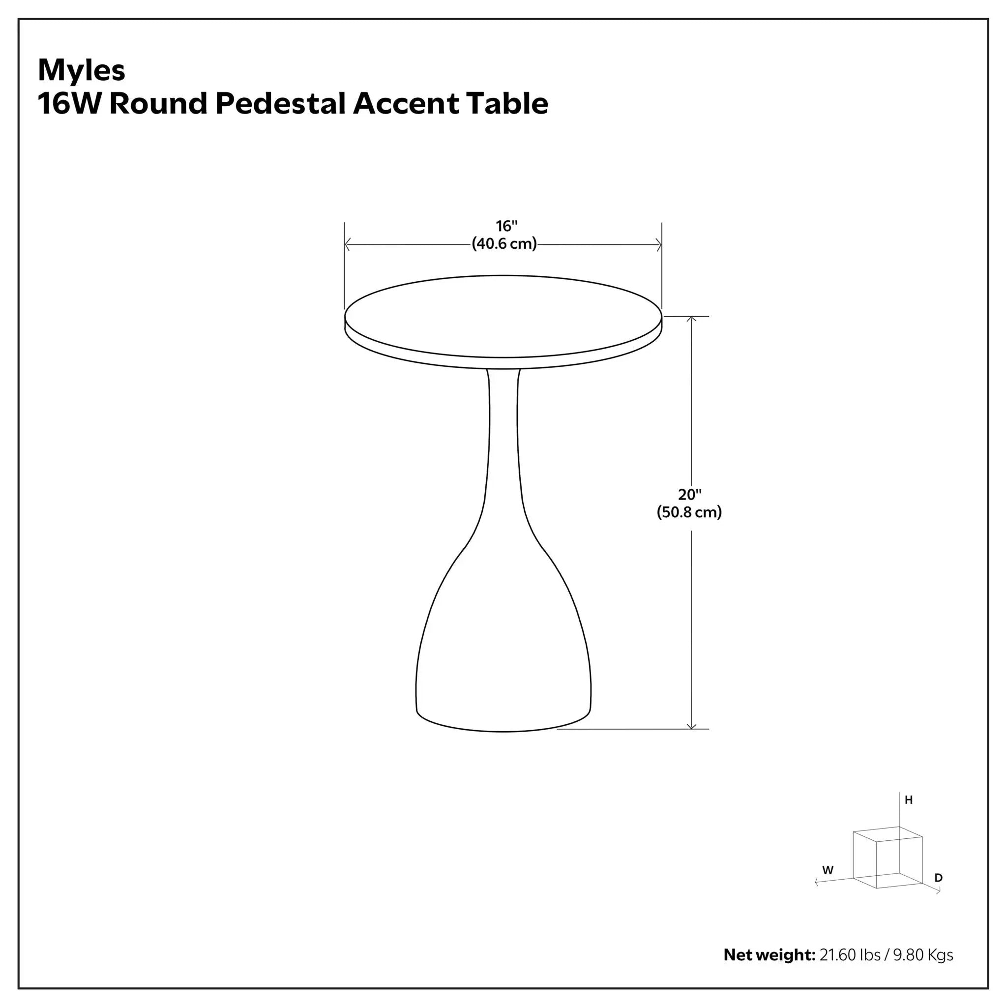 Myles - Side Table - Black by HouseOfZazla