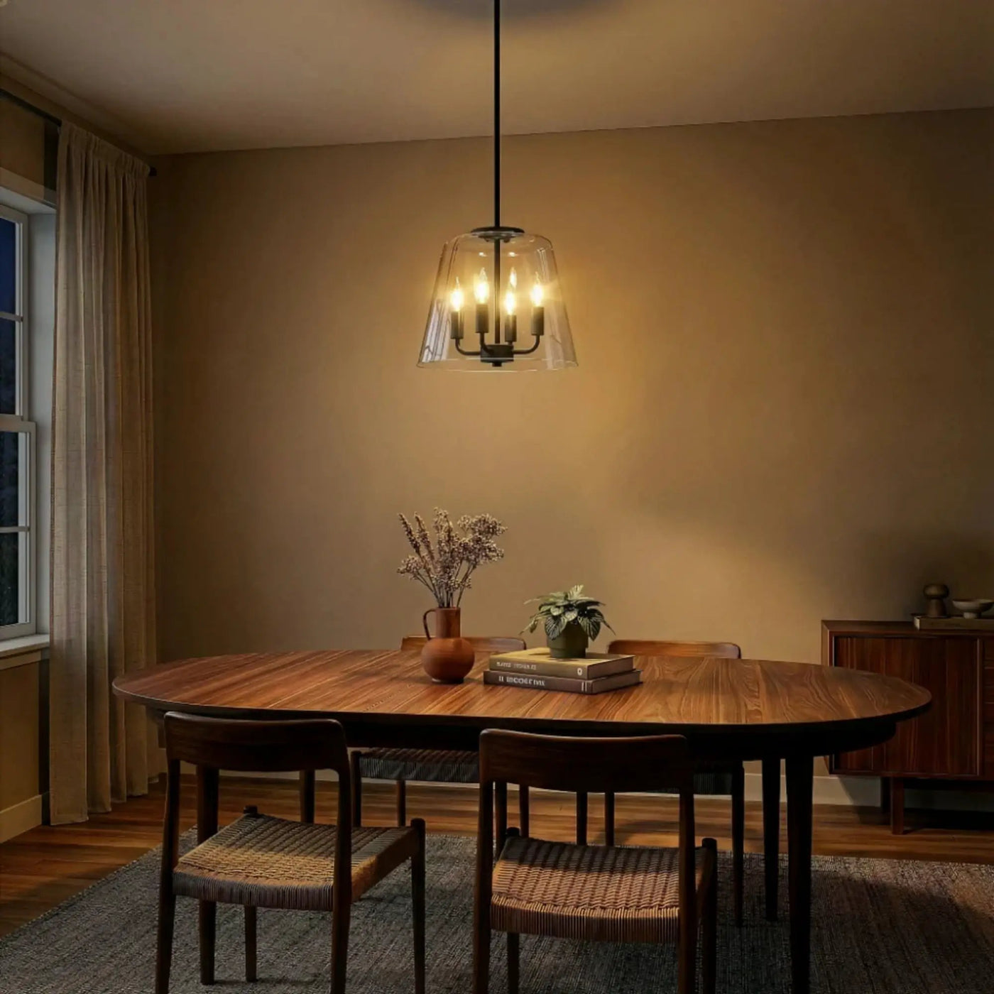 Soiree - 4 Candle Lights Pendant by Unique Piece Furniture