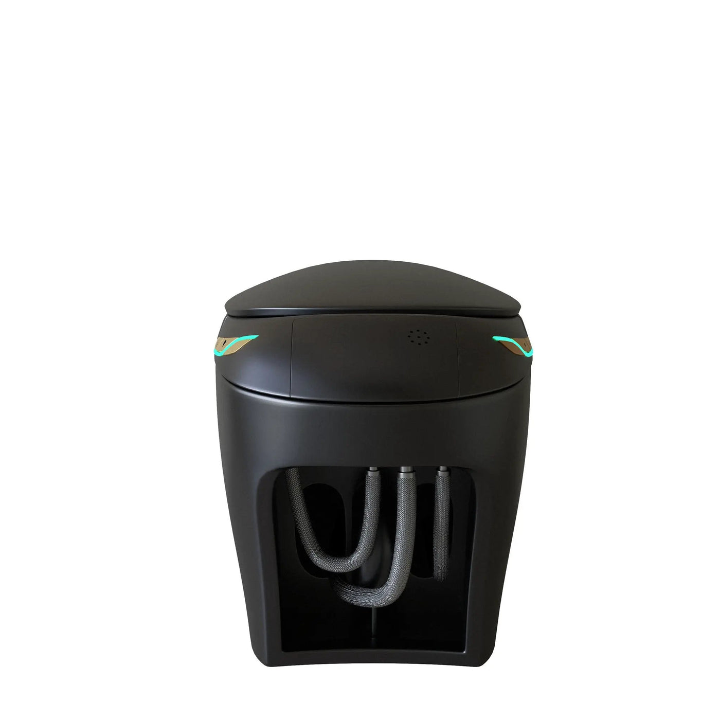 Unique Smart Toile With Built In Bidet, Auto Open / Close Seat, Foot Sensor, LED Display, Night Light, Warm Water & Dryer Ceramic by HouseOfZazla