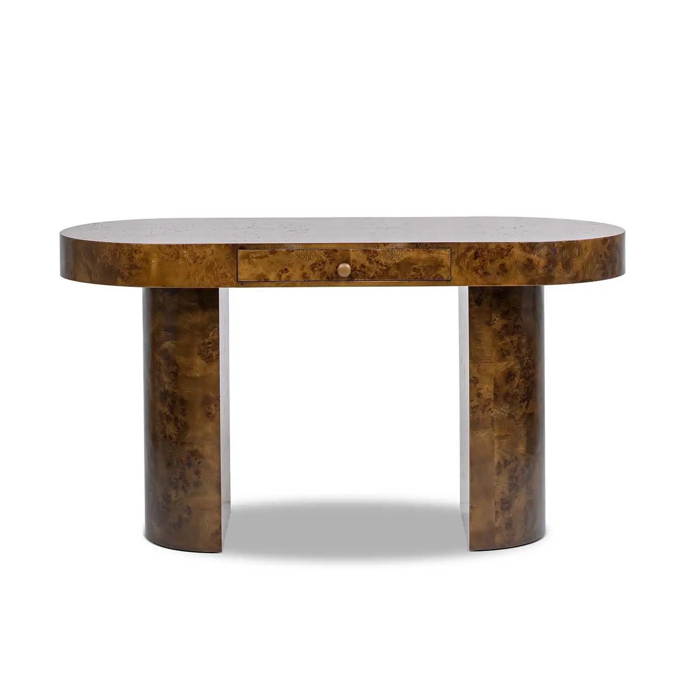 Jesse - Single Drawer Oval Computer Desk by Unique Piece Furniture