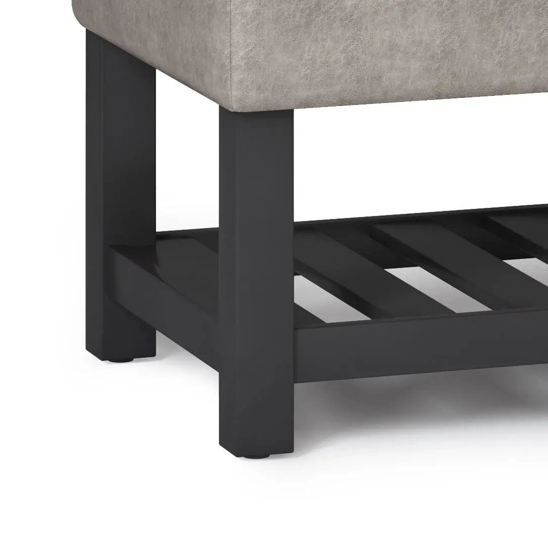 Cosmopolitan - Storage Ottoman Bench With Open Bottom by Unique Piece Furniture
